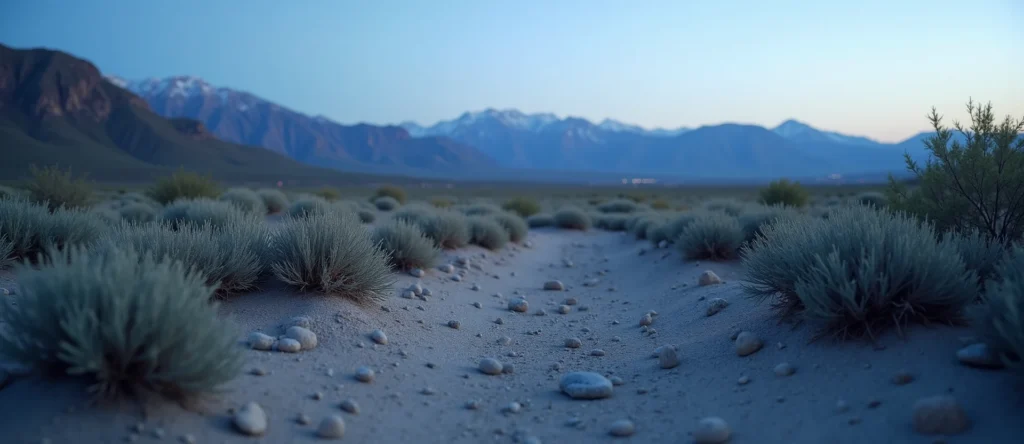 Symbolizing Identity/Local: A local Bitterbrush High Desert vista. - AI Generated