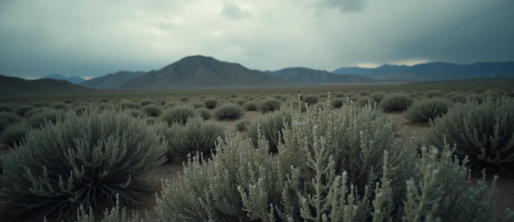 Symbolizing Identity/Local: A local Bitterbrush Peavine Mountain silhouette. - AI Generated
