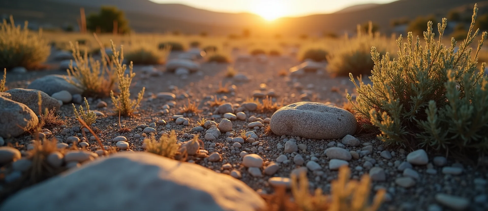 Symbolizing Identity/Local: A local Bitterbrush Washoe Valley floor. - AI Generated