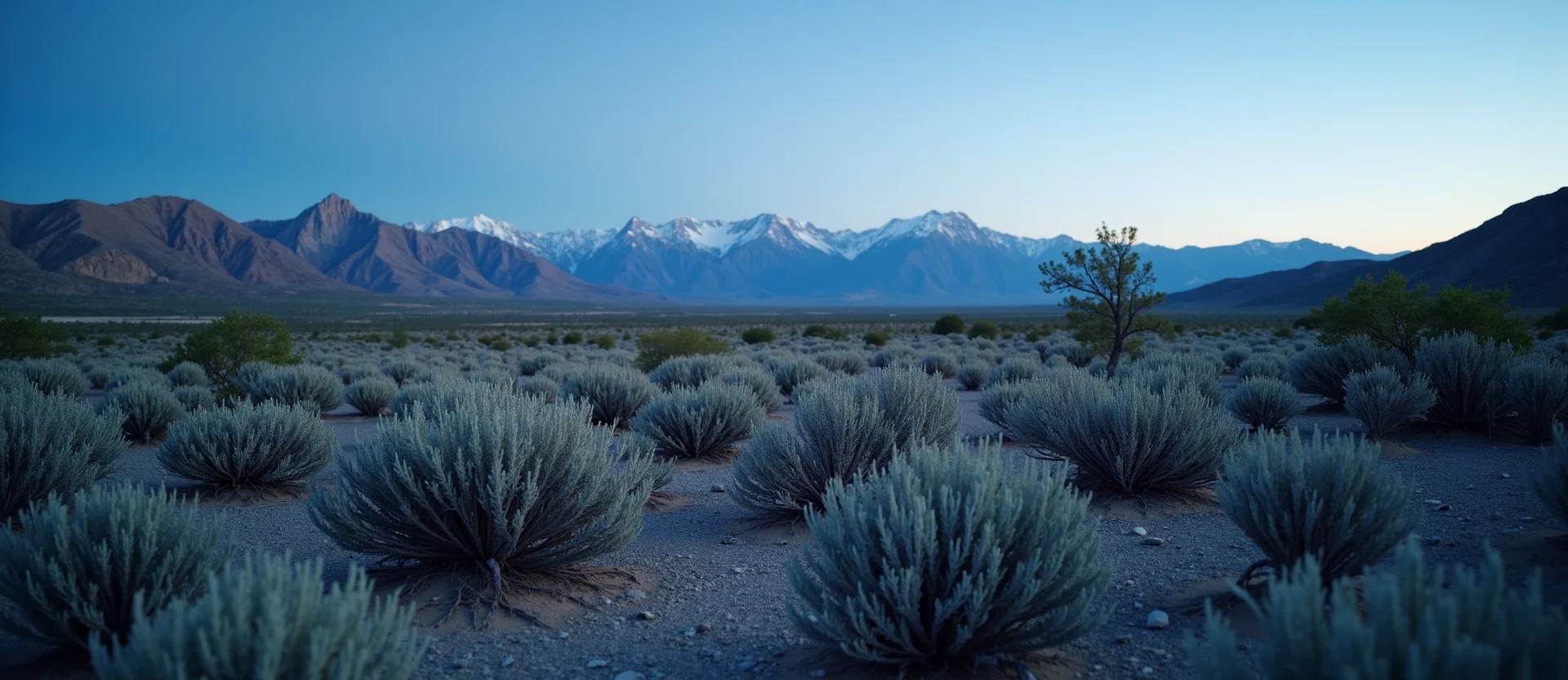 Symbolizing Identity/Local: A local Rabbitbrush High Desert vista. - AI Generated