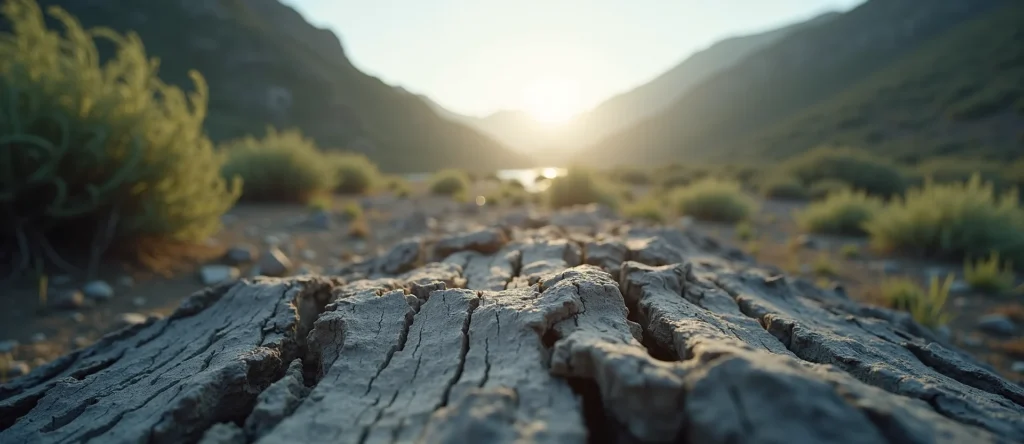Symbolizing Identity/Local: A local Desert Peach Washoe Valley floor. - AI Generated