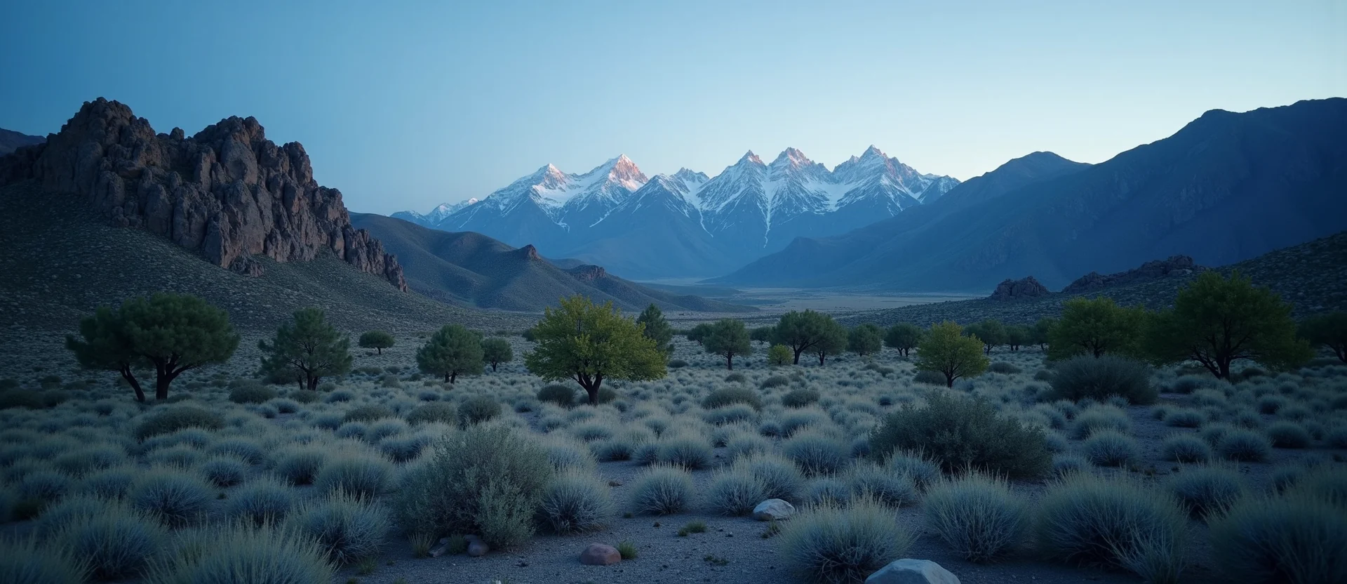 Symbolizing Identity/Local: A local Quaking Aspen High Desert vista. - AI Generated