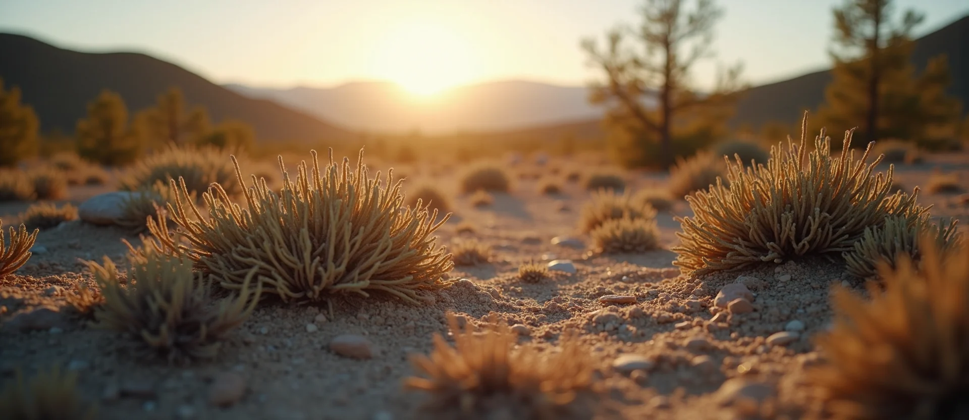Symbolizing Identity/Local: A local Bitterbrush Washoe Valley floor. - AI Generated