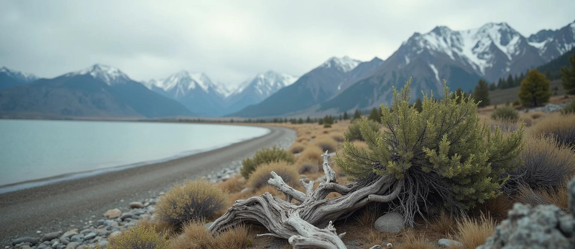 Symbolizing Growth/Resilience: A local Sagebrush (Artemisia tridentata) gnarled juniper roots. - AI Generated