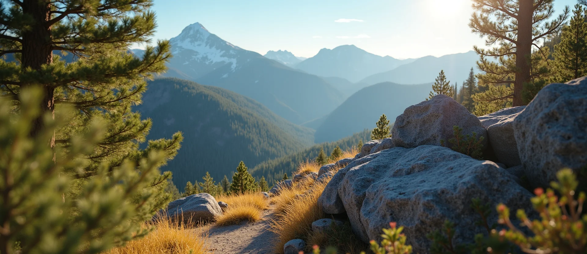 Symbolizing Stability/Peak: A local Sierra Juniper unshakable boulder. - AI Generated
