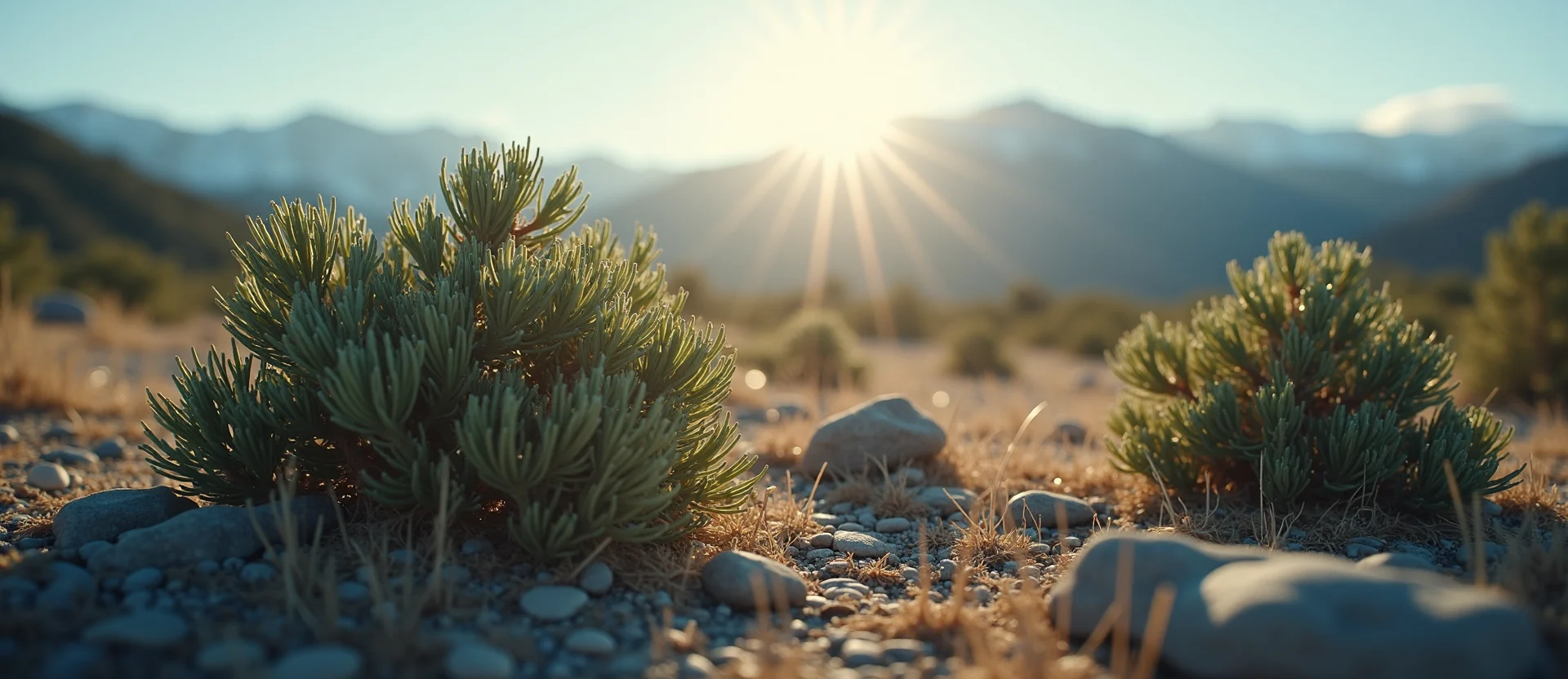 Symbolizing Identity/Local: A local Sagebrush (Artemisia tridentata) Peavine Mountain silhouette. - AI Generated
