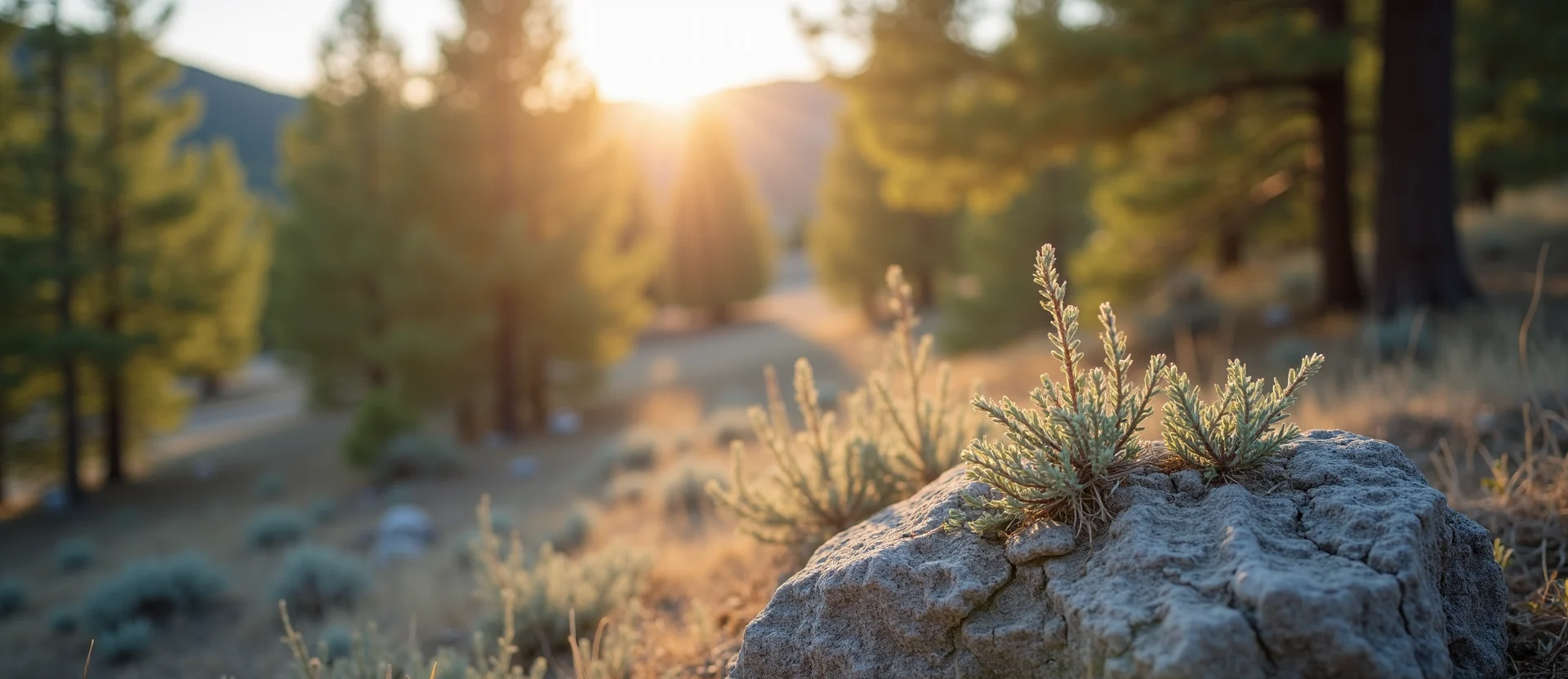 Symbolizing Identity/Local: A local Sierra Juniper High Desert vista. - AI Generated