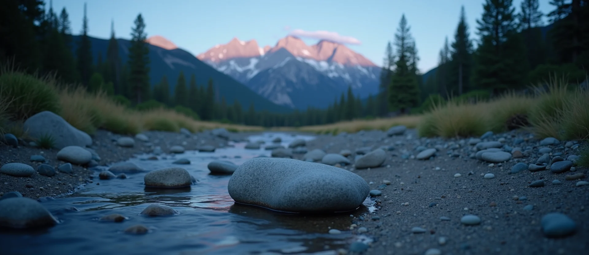 Symbolizing Flow/Cleansing: A local Mountain Mahogany smooth Truckee river stones. - AI Generated