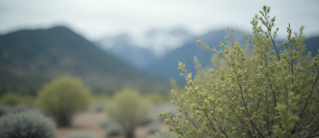 Symbolizing Identity/Local: A local Quaking Aspen Sierra Nevada skyline. - AI Generated