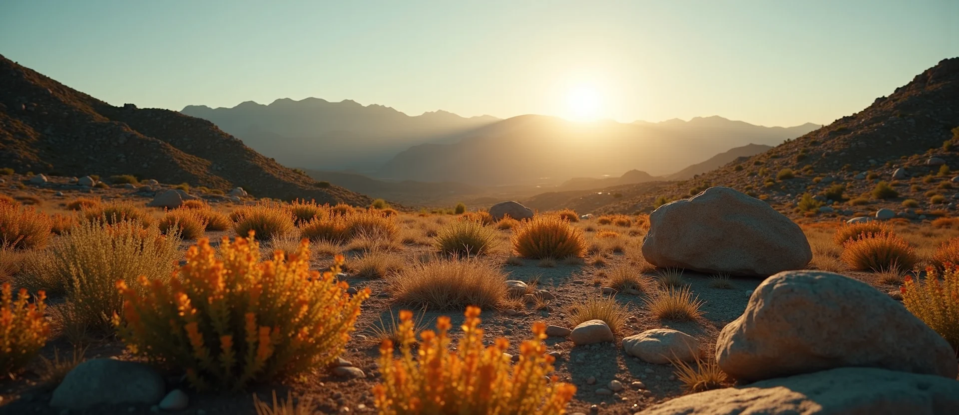 Symbolizing Identity/Local: A local Indian Paintbrush Peavine Mountain silhouette. - AI Generated