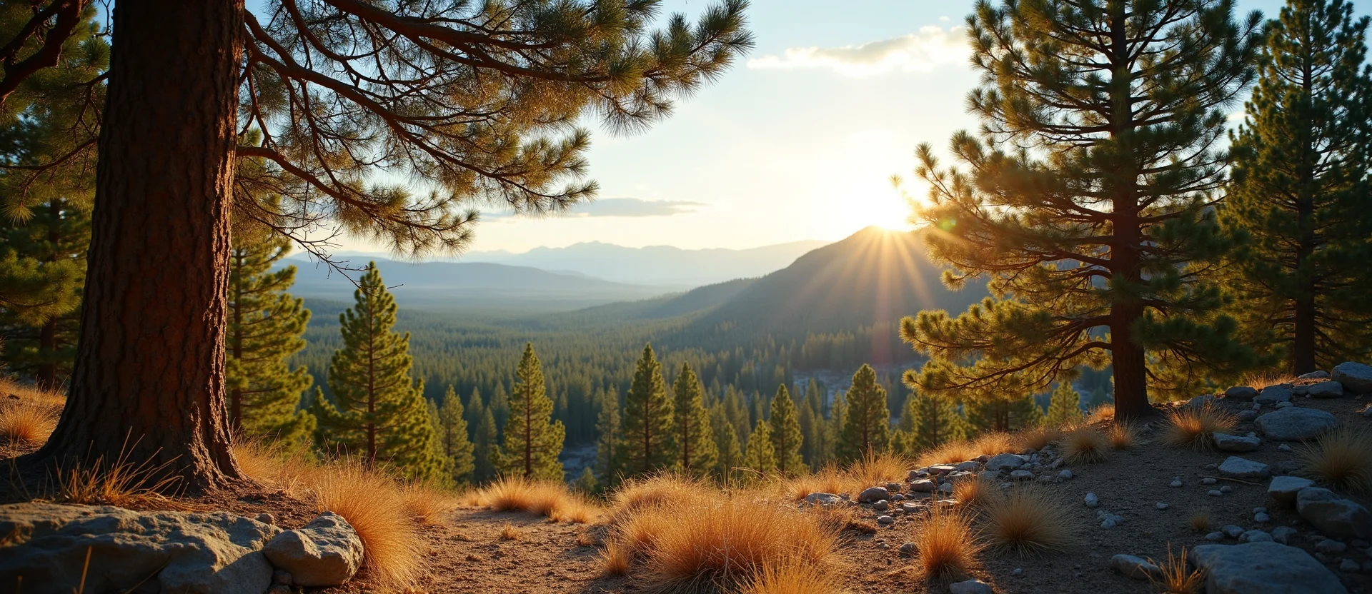 Symbolizing Identity/Local: A local Quaking Aspen High Desert vista. - AI Generated