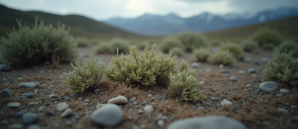 Symbolizing Identity/Local: A local Desert Peach Washoe Valley floor. - AI Generated