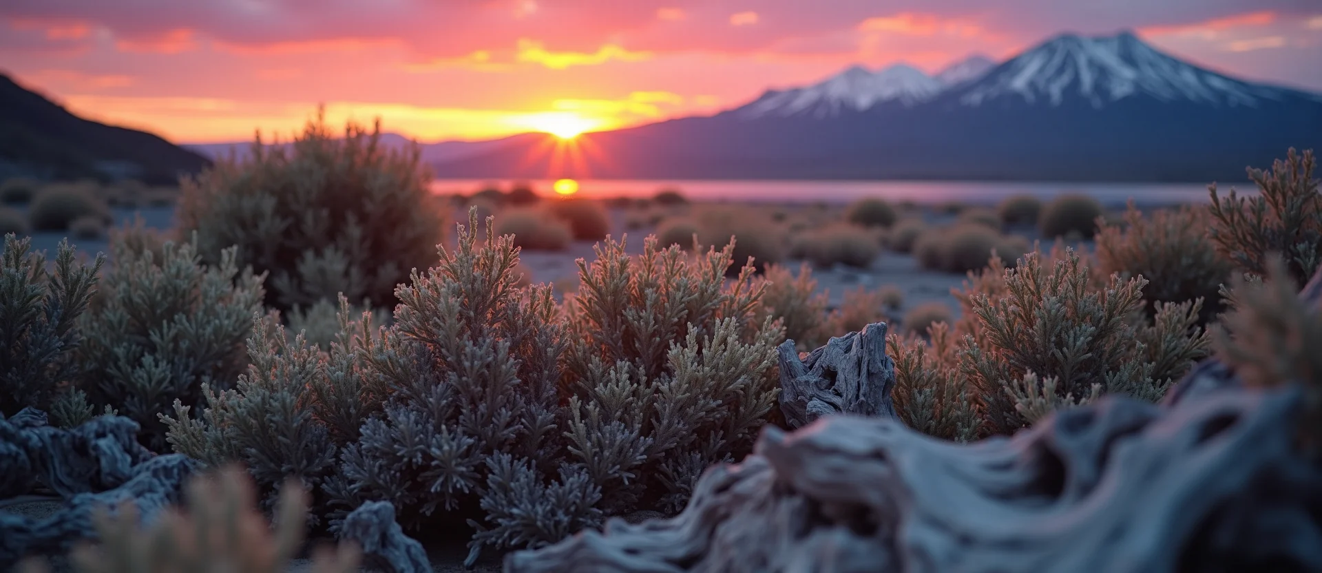 Symbolizing Identity/Local: A local Sagebrush (Artemisia tridentata) Mt. Rose foothills. - AI Generated