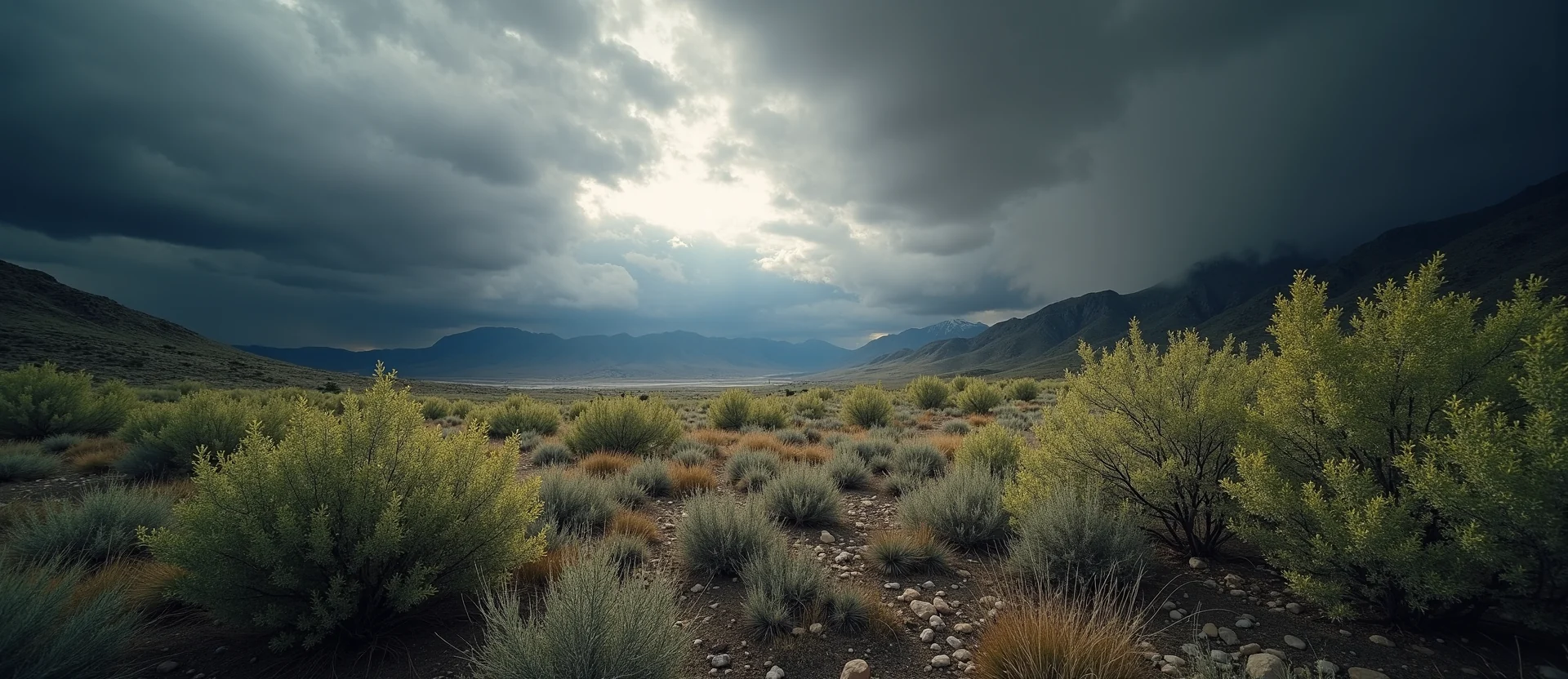 Symbolizing Identity/Local: A local Sagebrush (Artemisia tridentata) Mt. Rose foothills. - AI Generated