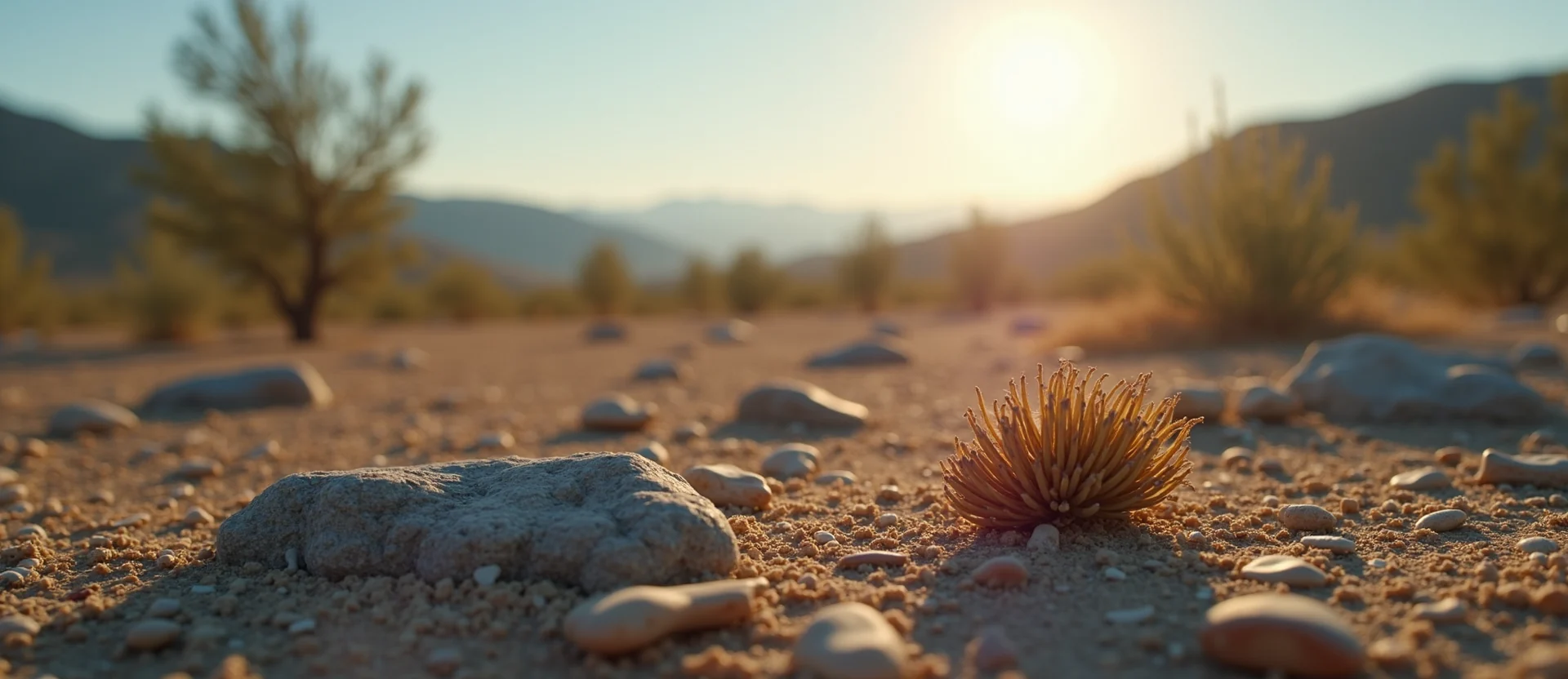 Symbolizing Seed/New Beginning: A local Quaking Aspen single pine seed on dry earth. - AI Generated