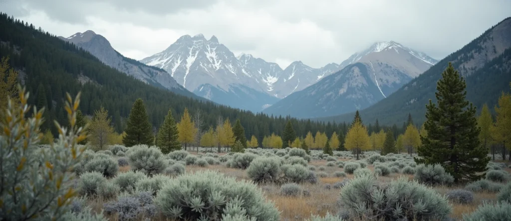 Symbolizing Identity/Local: A local Ponderosa Pine High Desert vista. - AI Generated