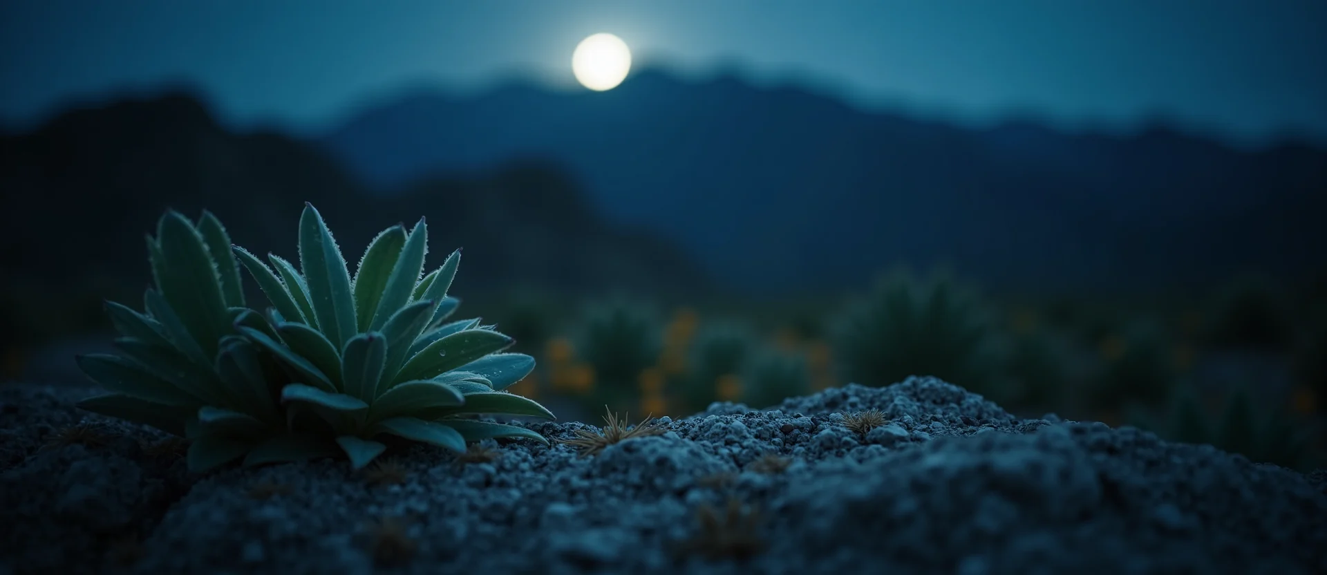 Symbolizing Flow/Cleansing: A local Desert Peach raindrops on desert leaves. - AI Generated
