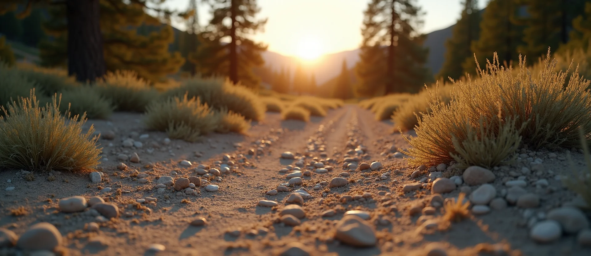 Symbolizing Identity/Local: A local Mountain Mahogany Washoe Valley floor. - AI Generated