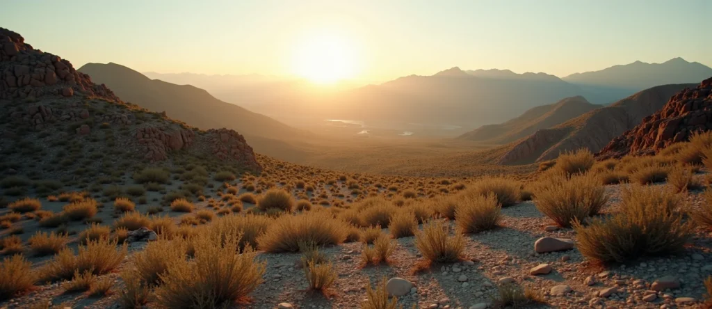 Symbolizing Identity/Local: A local Manzanita High Desert vista. - AI Generated