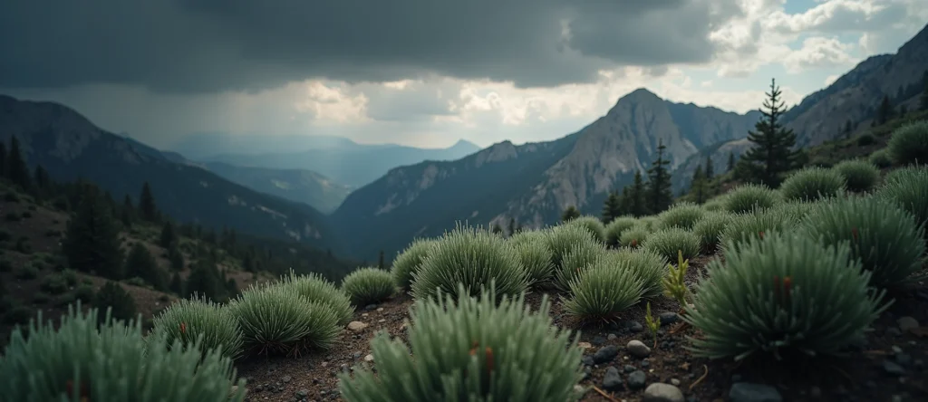Symbolizing Identity/Local: A local Mountain Mahogany Mt. Rose foothills. - AI Generated