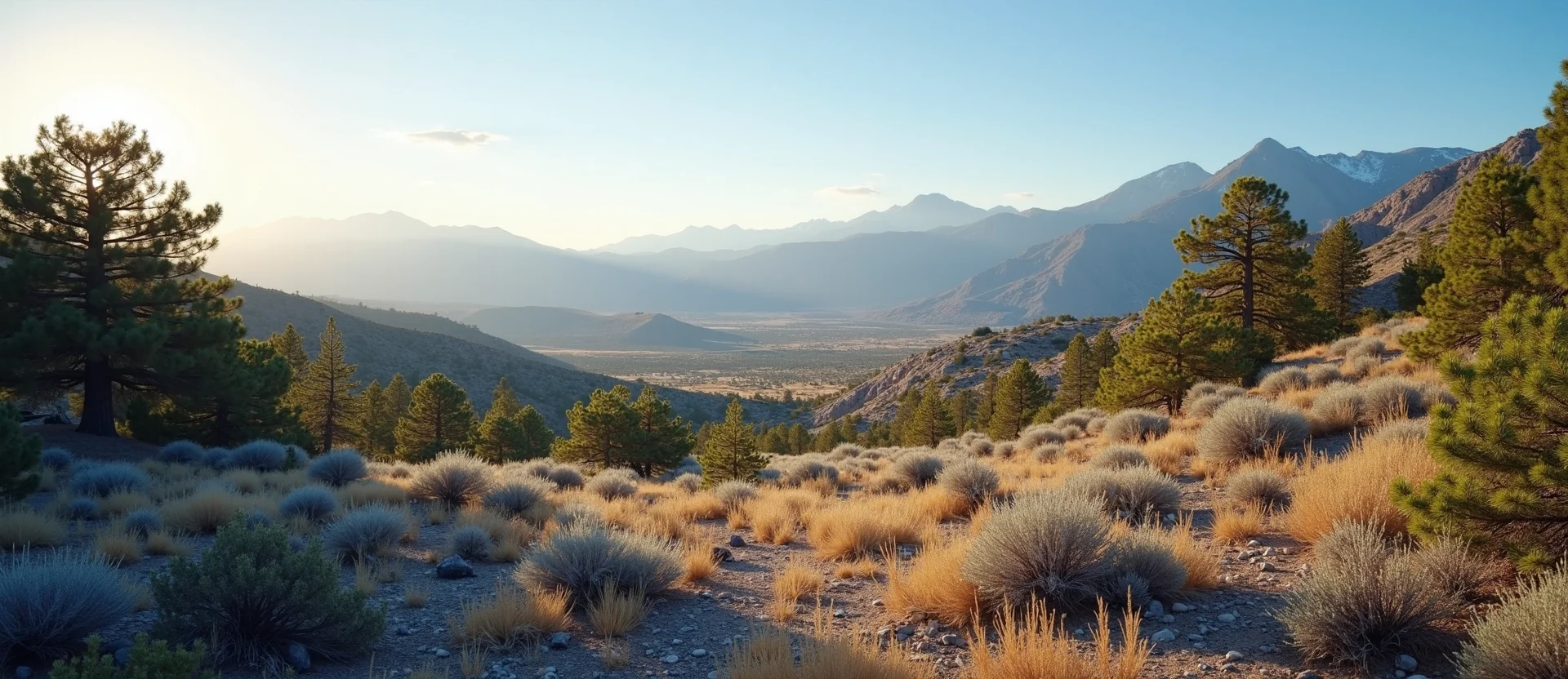 Symbolizing Identity/Local: A local Manzanita High Desert vista. - AI Generated