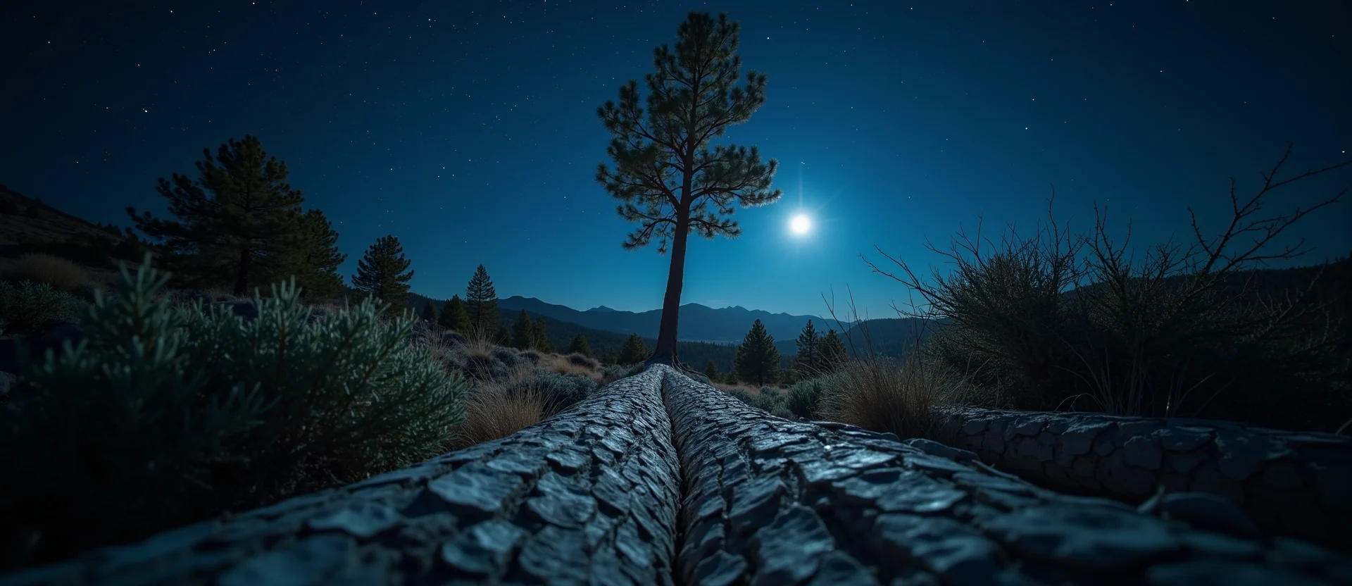 Symbolizing Identity/Local: A local Manzanita Washoe Valley floor. - AI Generated