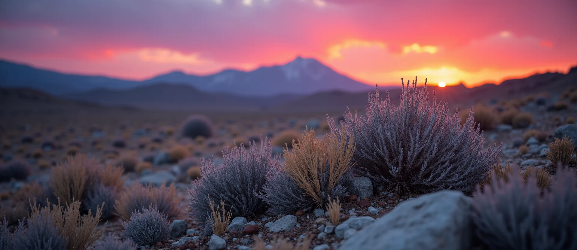 Symbolizing Identity/Local: A local Sagebrush (Artemisia tridentata) High Desert vista. - AI Generated