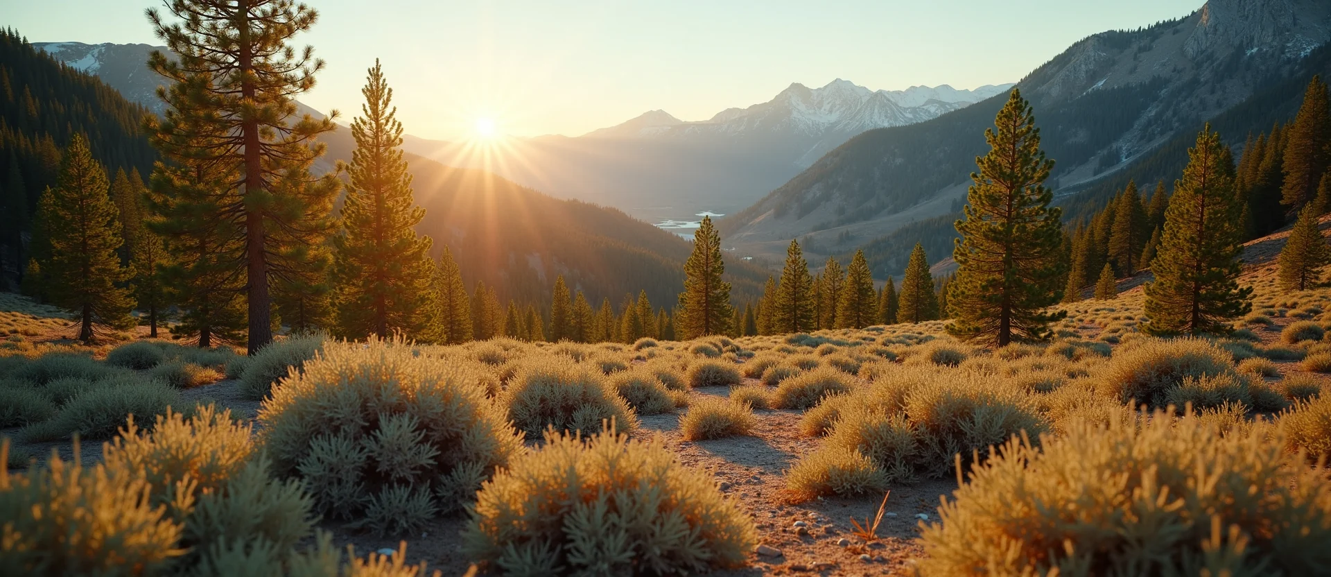 Symbolizing Identity/Local: A local Quaking Aspen Washoe Valley floor. - AI Generated