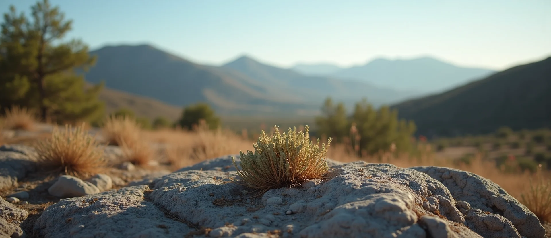 Symbolizing Seed/New Beginning: A local Manzanita single pine seed on dry earth. - AI Generated