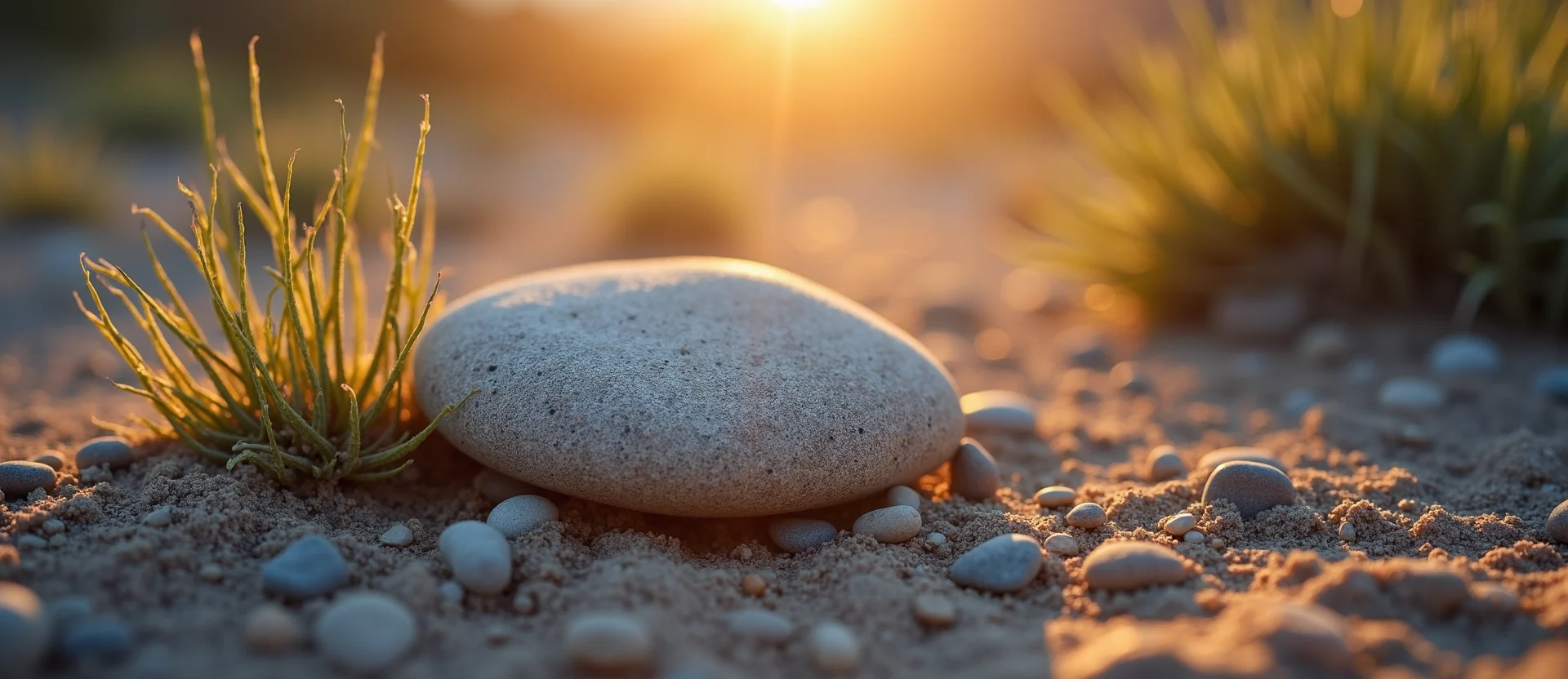 Symbolizing Flow/Cleansing: A local Desert Peach smooth Truckee river stones. - AI Generated