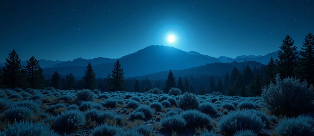 Symbolizing Identity/Local: A local Ponderosa Pine Peavine Mountain silhouette. - AI Generated