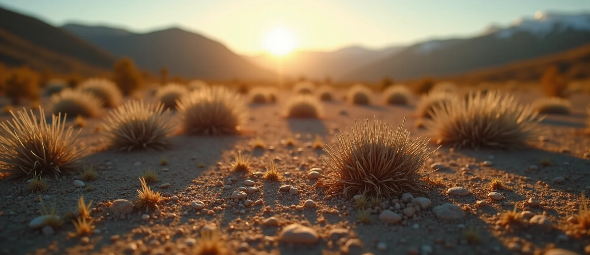 Symbolizing Seed/New Beginning: A local Rabbitbrush single pine seed on dry earth. - AI Generated