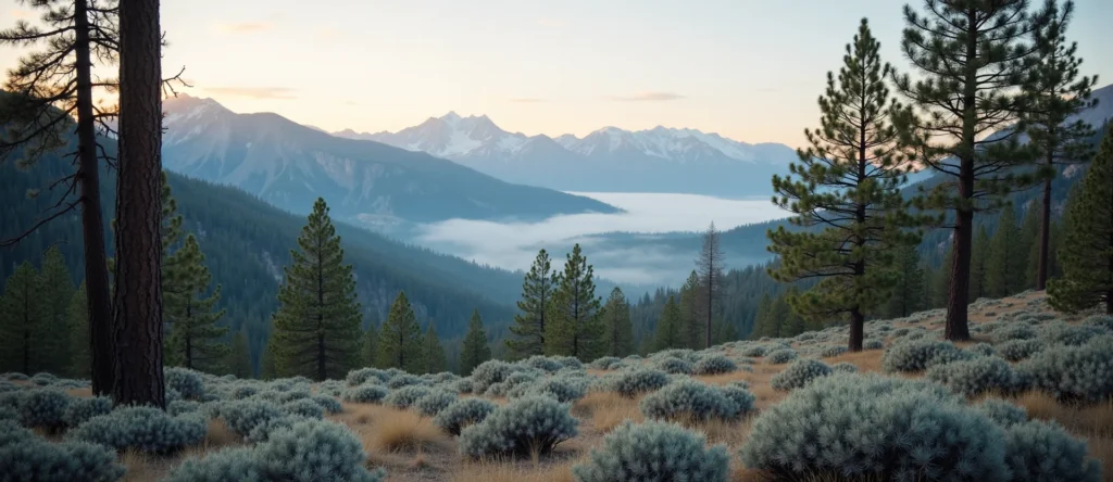 Symbolizing Identity/Local: A local Manzanita Mt. Rose foothills. - AI Generated