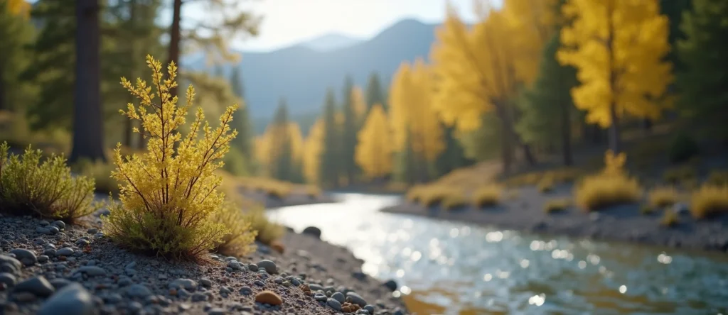 Symbolizing Growth/Resilience: A local Manzanita thriving aspen grove. - AI Generated