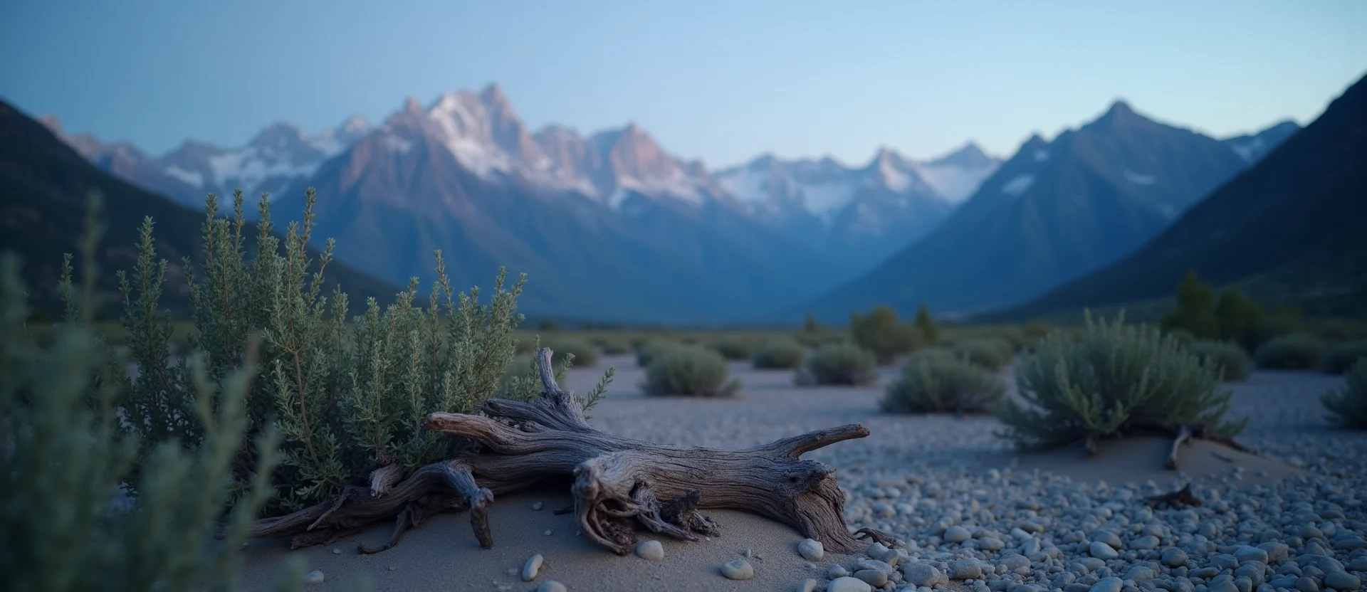 Symbolizing Growth/Resilience: A local Rabbitbrush gnarled juniper roots. - AI Generated