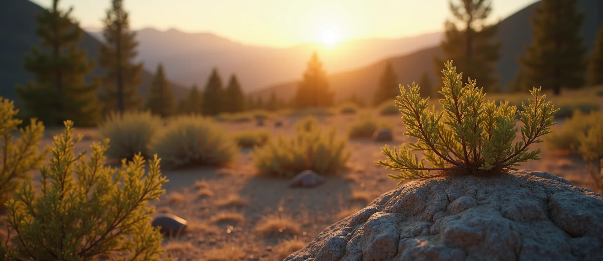 Symbolizing Stability/Peak: A local Desert Peach unshakable boulder. - AI Generated