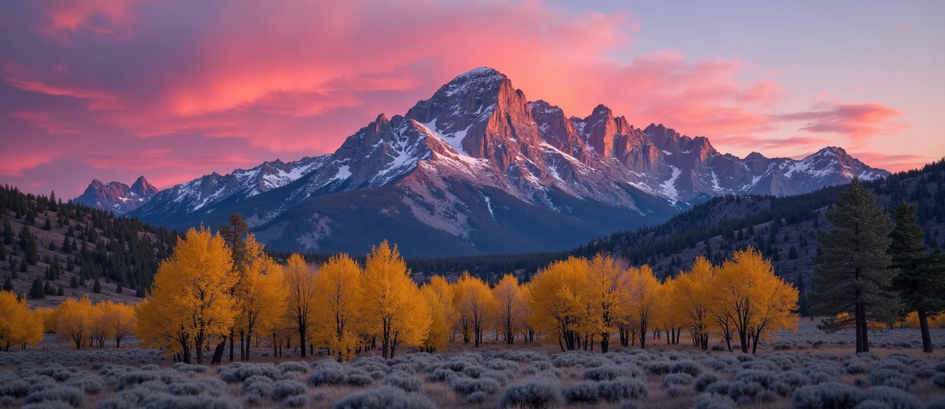 Symbolizing Stability/Peak: A local Mountain Mahogany jagged granite peak. - AI Generated