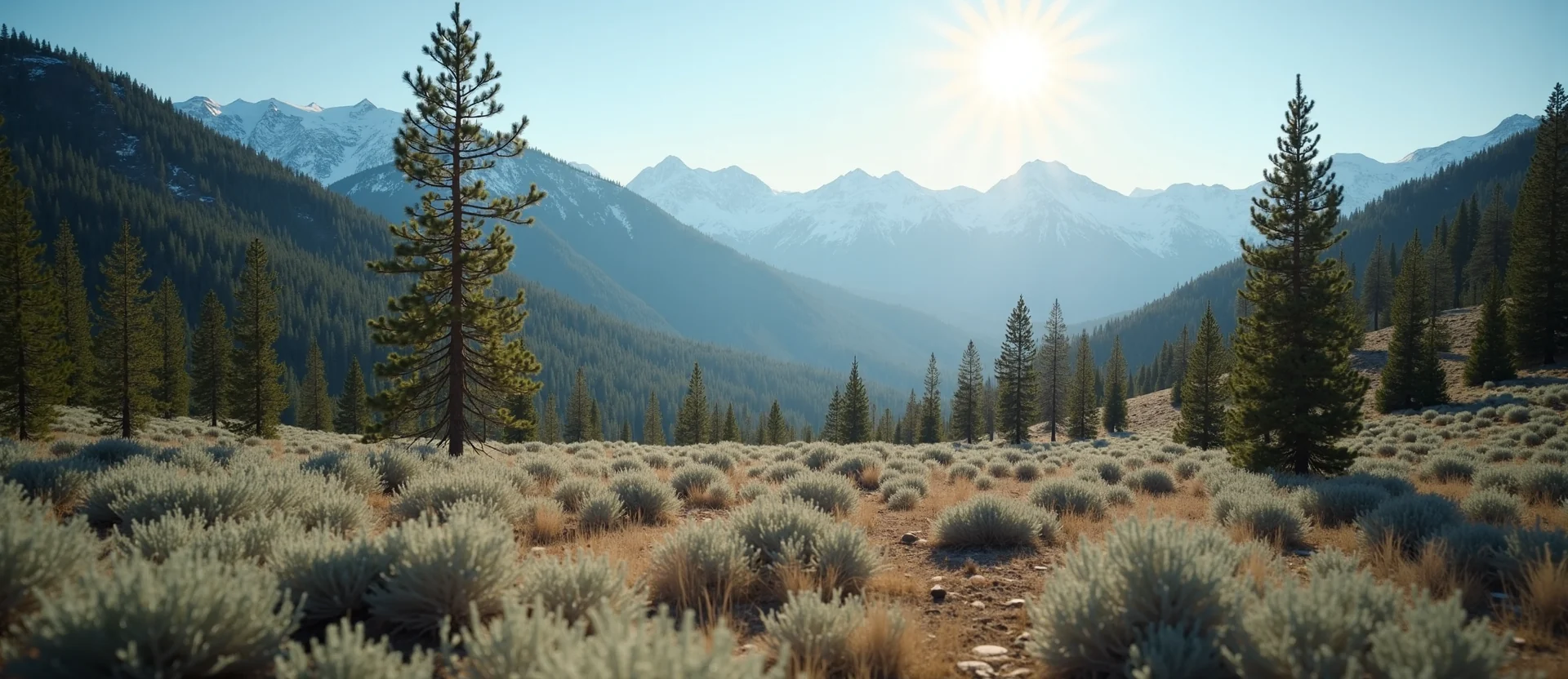 Symbolizing Identity/Local: A local Quaking Aspen Washoe Valley floor. - AI Generated