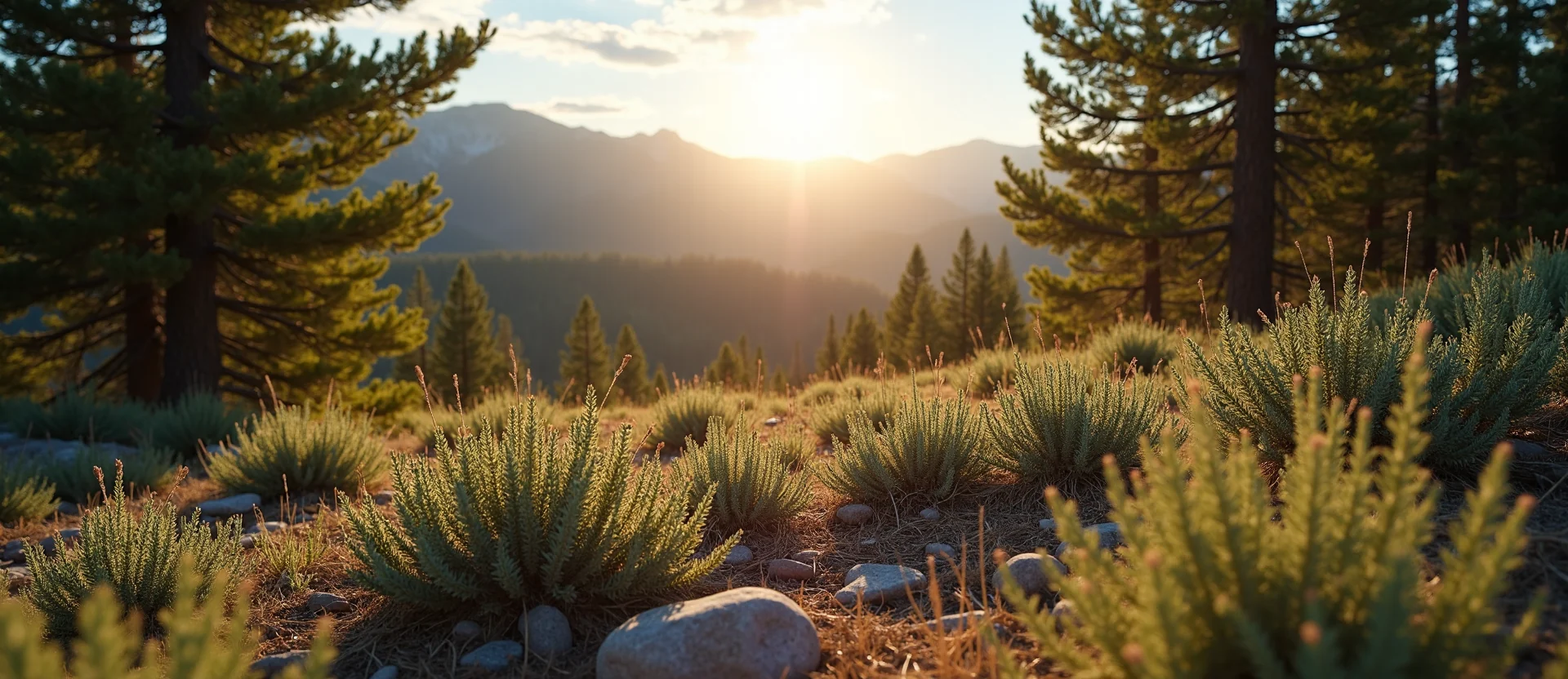Symbolizing Identity/Local: A local Sagebrush (Artemisia tridentata) Washoe Valley floor. - AI Generated