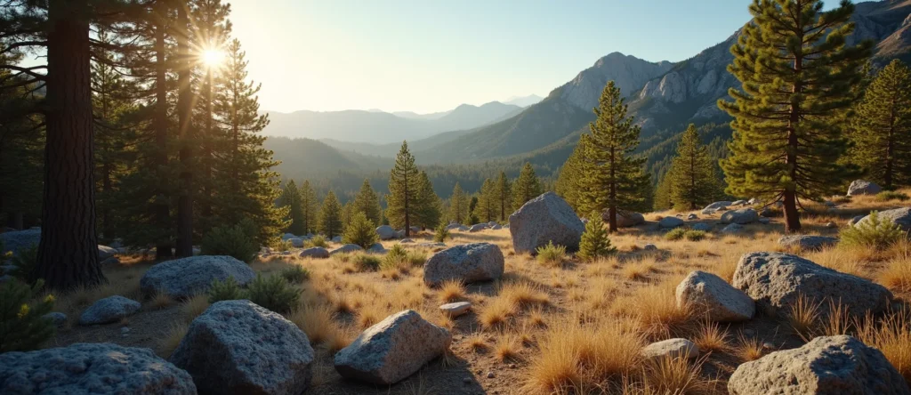 Symbolizing Identity/Local: A local Manzanita Mt. Rose foothills. - AI Generated