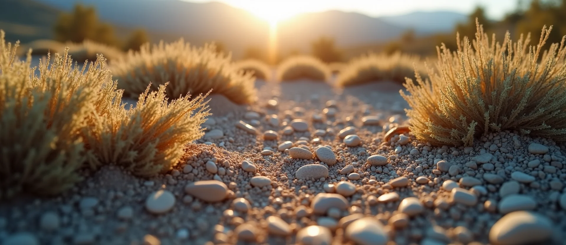 Symbolizing Identity/Local: A local Sagebrush (Artemisia tridentata) High Desert vista. - AI Generated