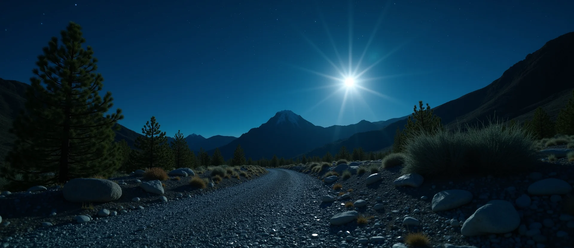 Symbolizing Identity/Local: A local Sierra Juniper Peavine Mountain silhouette. - AI Generated