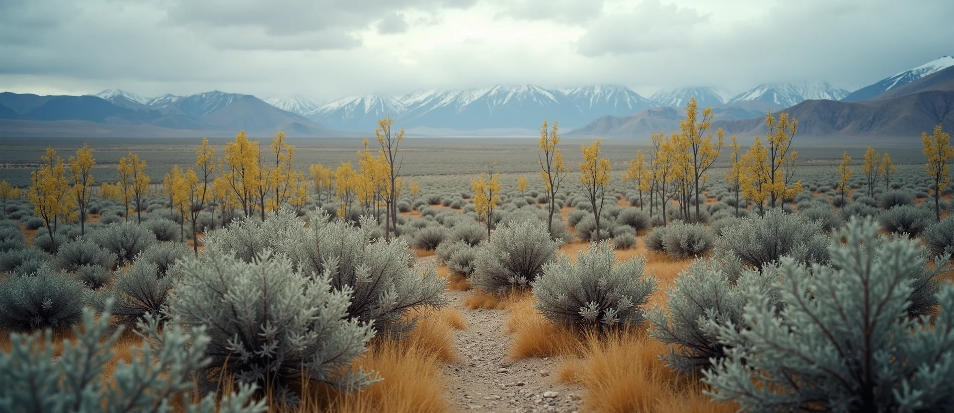 Symbolizing Growth/Resilience: A local Indian Paintbrush thriving aspen grove. - AI Generated
