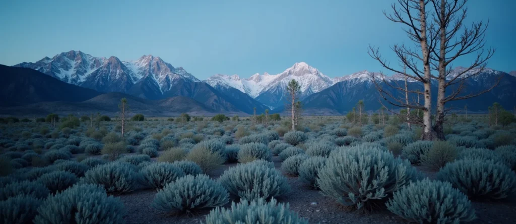 Symbolizing Growth/Resilience: A local Rabbitbrush thriving aspen grove. - AI Generated