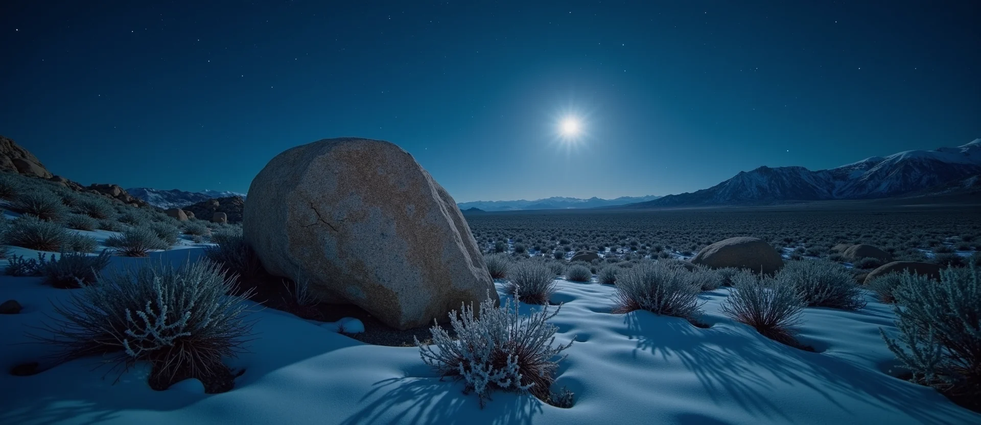 Symbolizing Stability/Peak: A local Sagebrush (Artemisia tridentata) unshakable boulder. - AI Generated