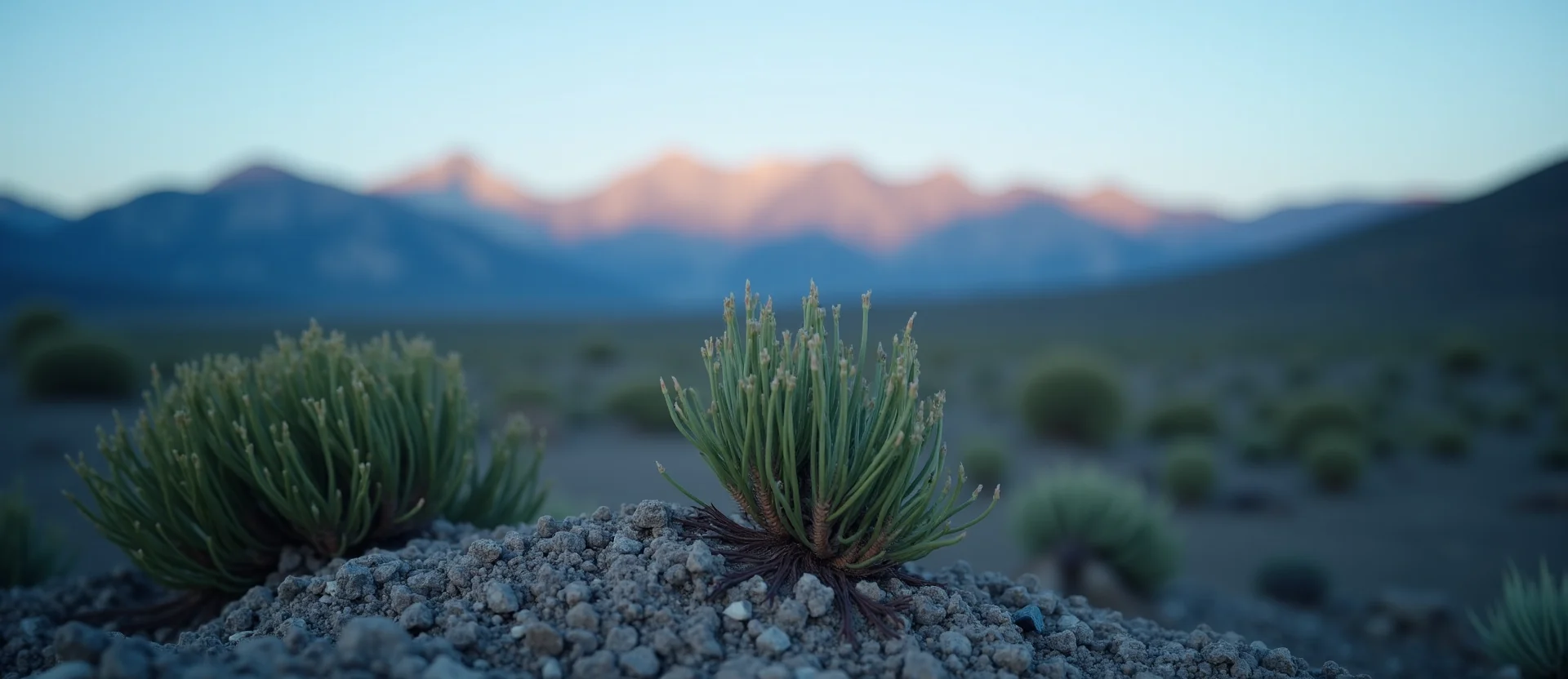 Symbolizing Seed/New Beginning: A local Manzanita sprouting sagebrush seedling. - AI Generated