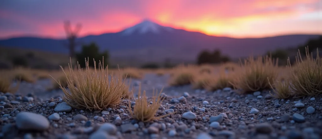 Symbolizing Identity/Local: A local Bitterbrush Mt. Rose foothills. - AI Generated