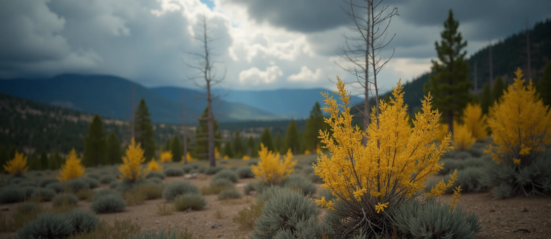 Symbolizing Growth/Resilience: A local Sierra Juniper thriving aspen grove. - AI Generated