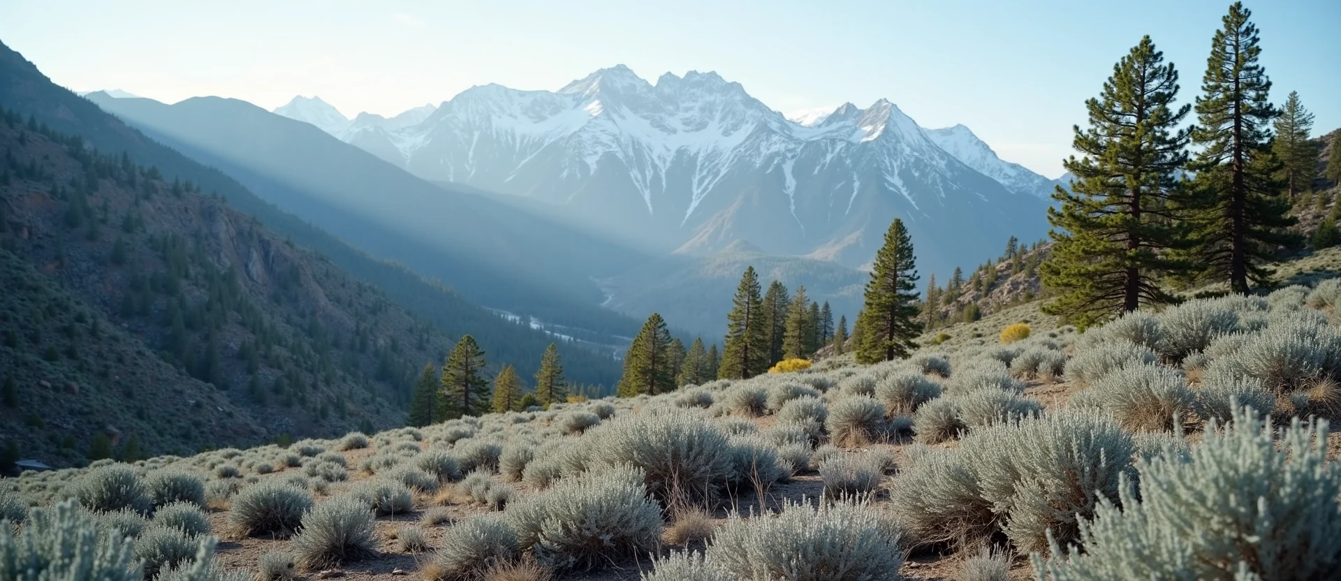 Symbolizing Stability/Peak: A local Quaking Aspen solid mountain ridge. - AI Generated