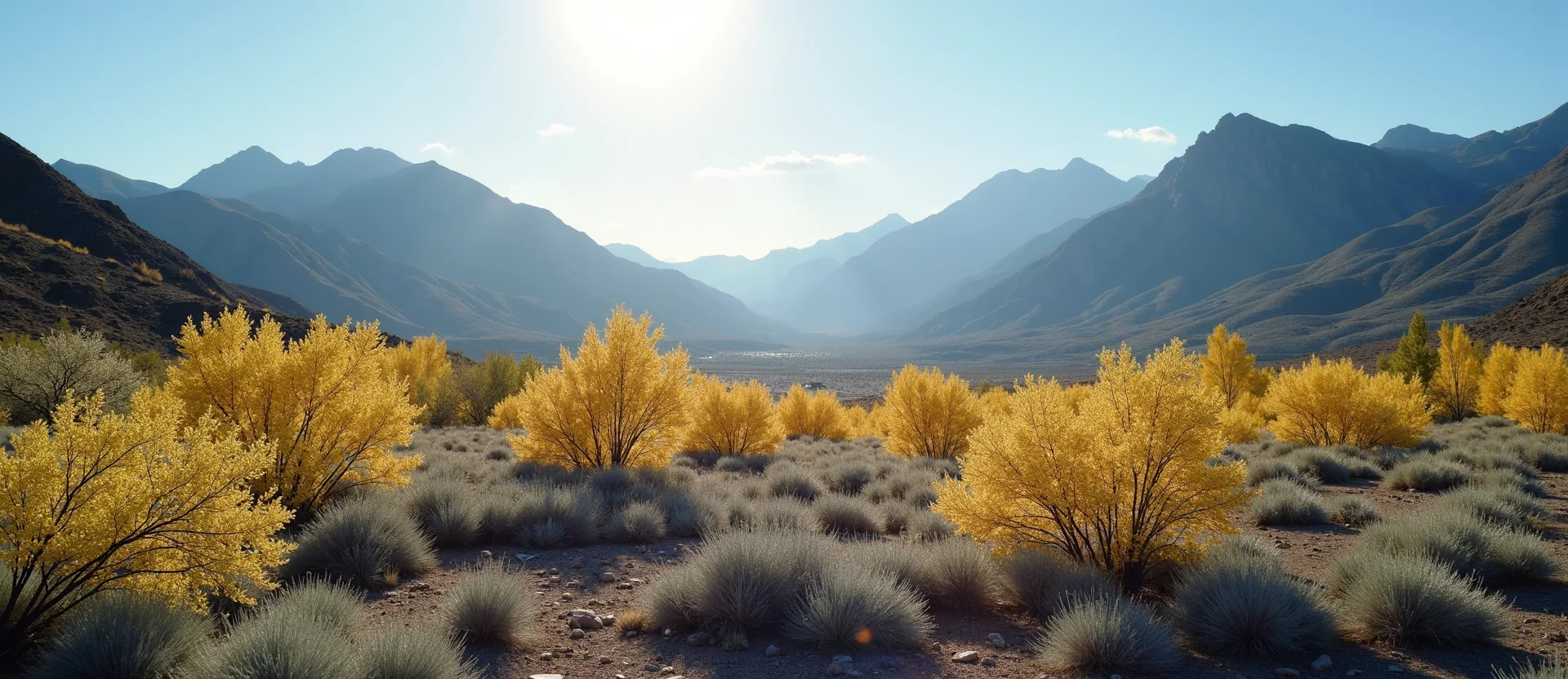 Symbolizing Identity/Local: A local Bitterbrush High Desert vista. - AI Generated